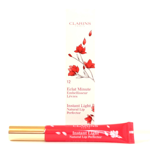 Clarins Glow Bundle SOS Bronze Primer + Red Shimmer Lip Perfector High Gloss NIB - Picture 2 of 8